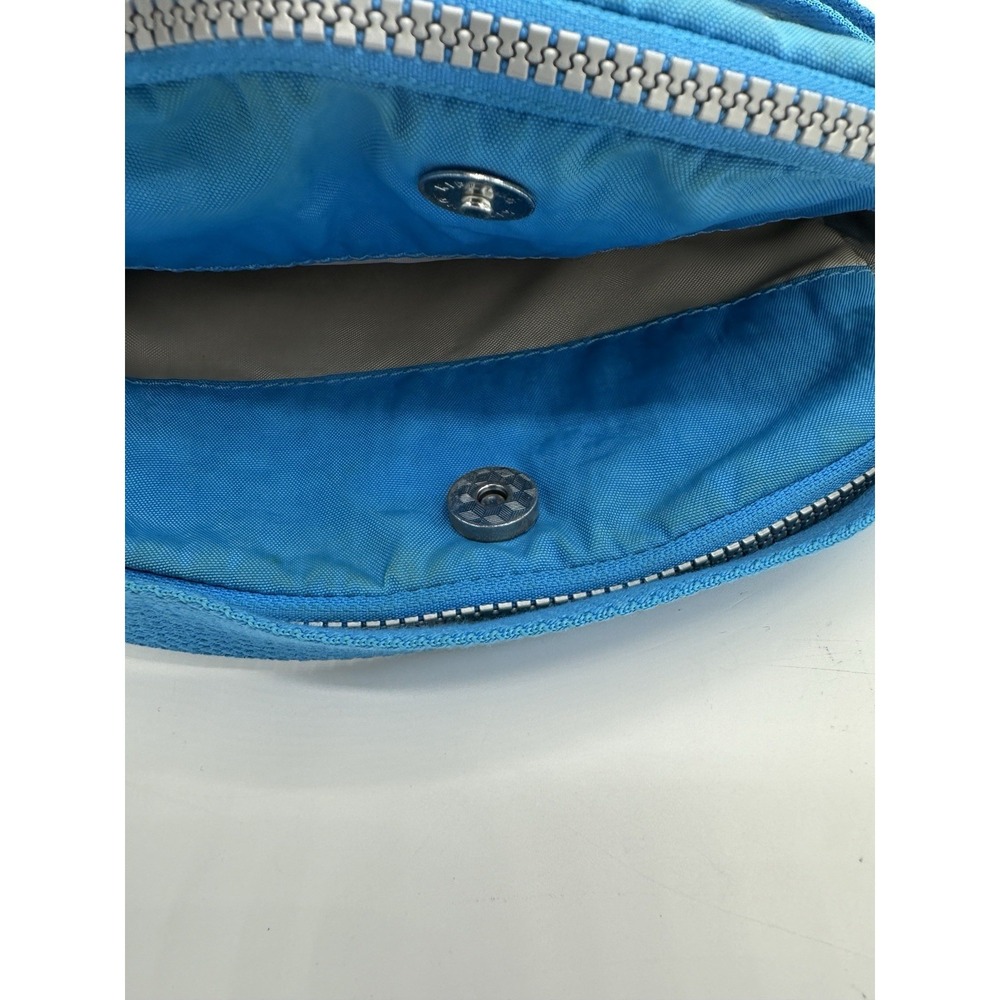 Kipling Blue Nylon Crossbody Bag Small Travel Purse Adjustable Strap - Picture 3 of 12